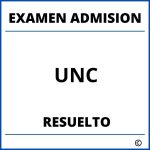 Examen de Admision UNC Resuelto