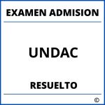 Examen de Admision UNDAC Resuelto