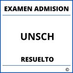 Examen de Admision UNSCH Resuelto