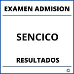 Examen de Admision SENCICO Resultados