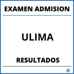 Examen de Admision ULIMA Resultados