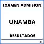 Examen de Admision UNAMBA Resultados