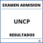 Examen de Admision UNCP Resultados