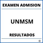 Examen de Admision UNMSM Resultados