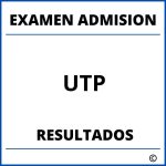 Examen de Admision UTP Resultados