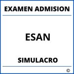 Simulacro Examen de Admision ESAN