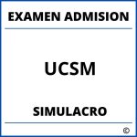 Simulacro Examen de Admision UCSM