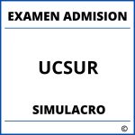 Simulacro Examen de Admision UCSUR