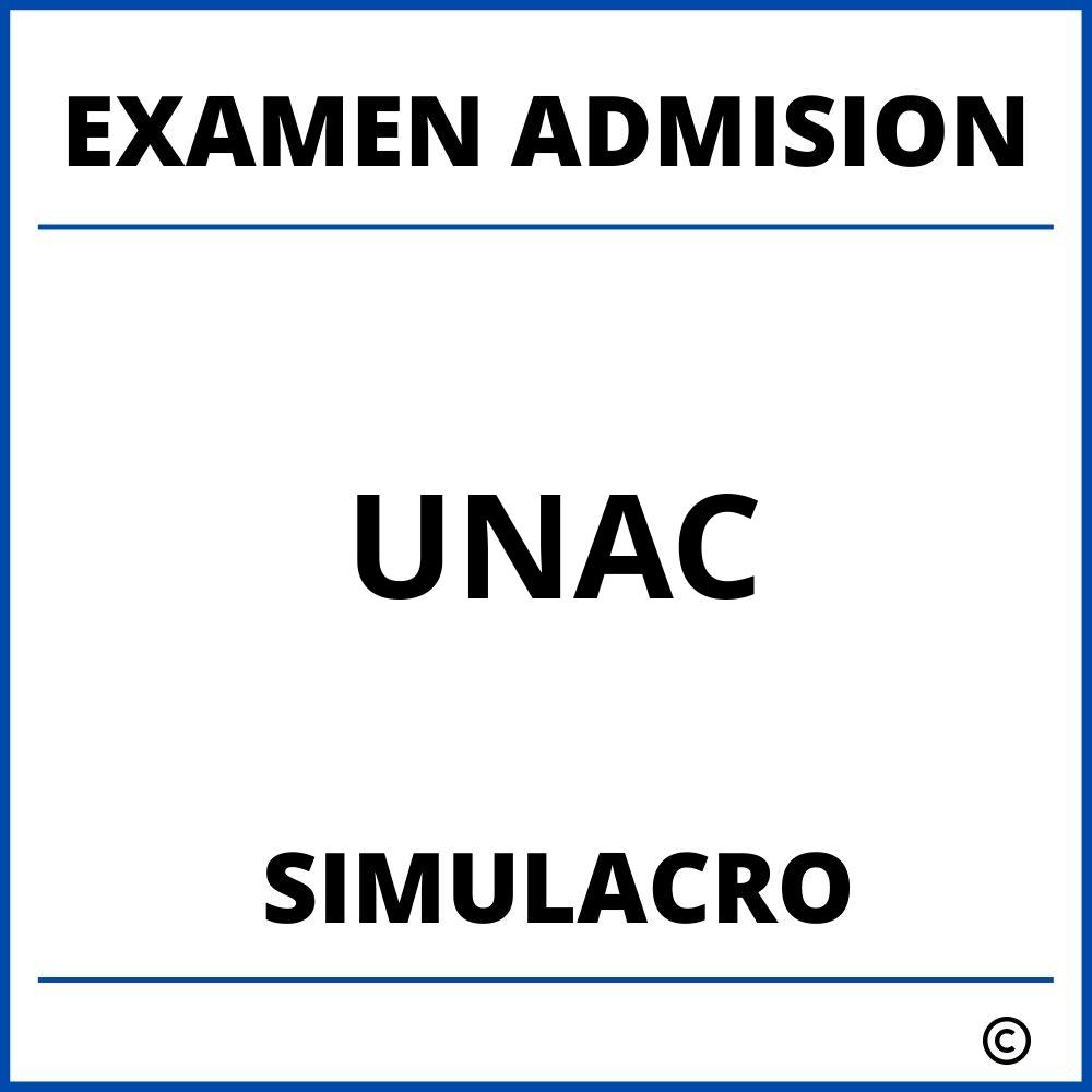 Simulacro Examen de Admision UNAC 2024