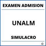 Simulacro Examen de Admision UNALM