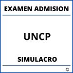 Simulacro Examen de Admision UNCP