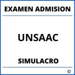 Simulacro Examen de Admision UNSAAC