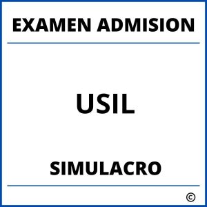 Simulacro Examen de Admision USIL